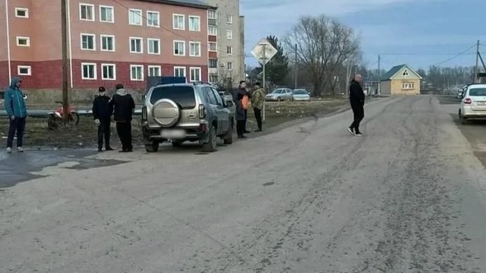 авария с мотоциклом. Скопин.6.04.26