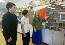 В школьном музее «Музейка» первой средней школы города Скопина есть своя «Аллея славы»