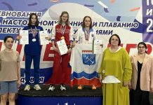 Скопинская пловчиха завоевала две серебряные медали на всероссийских соревнованиях
